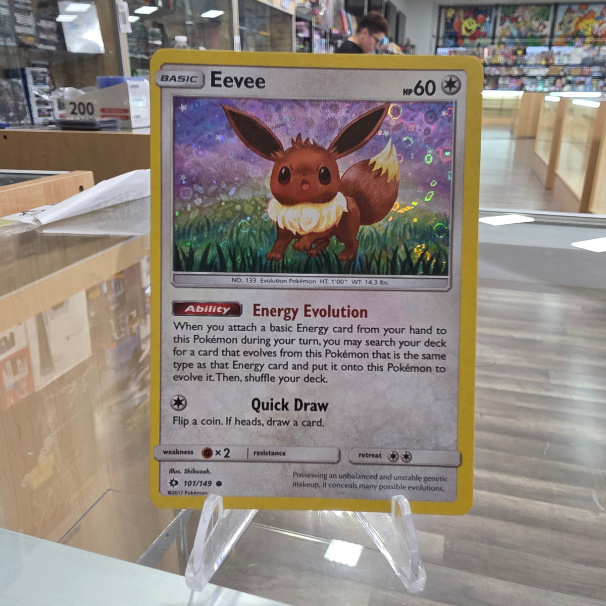 (NM) Eevee - SM Base Set
