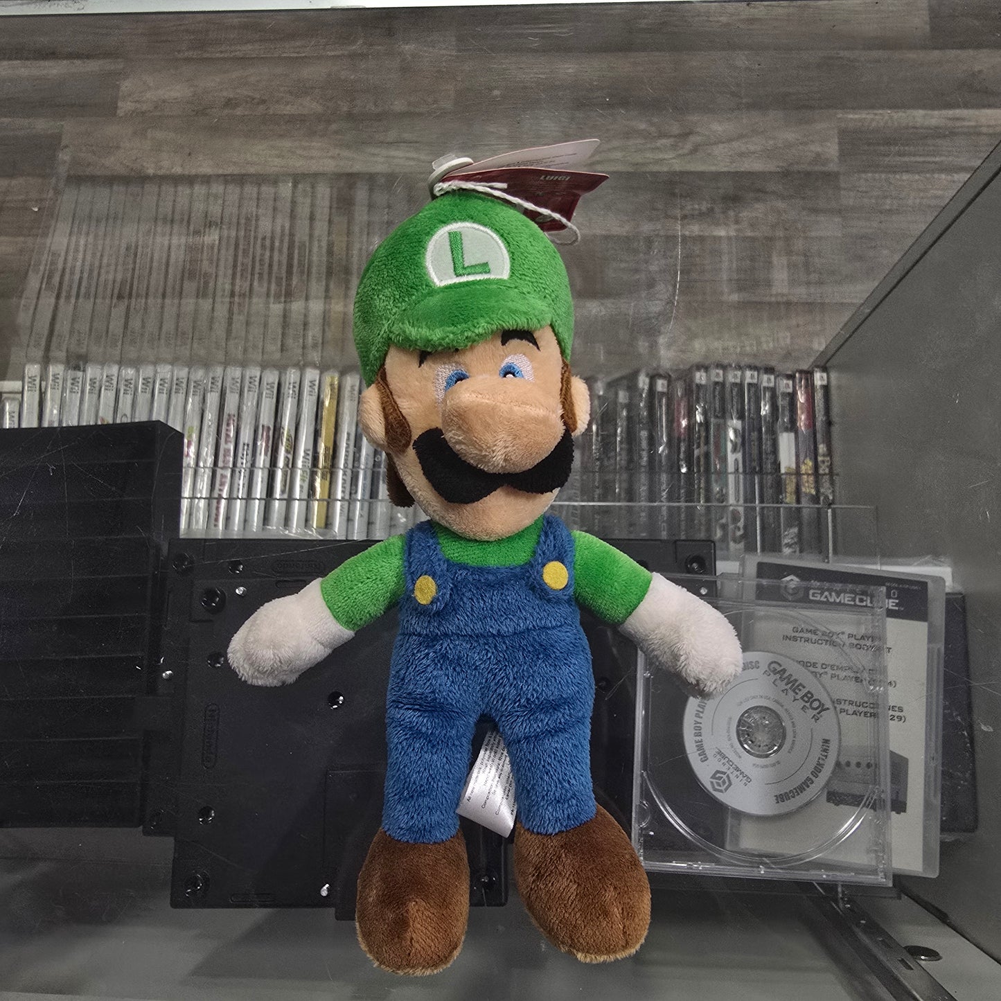 Super Mario Bros Wii Luigi Official Plush (2010)