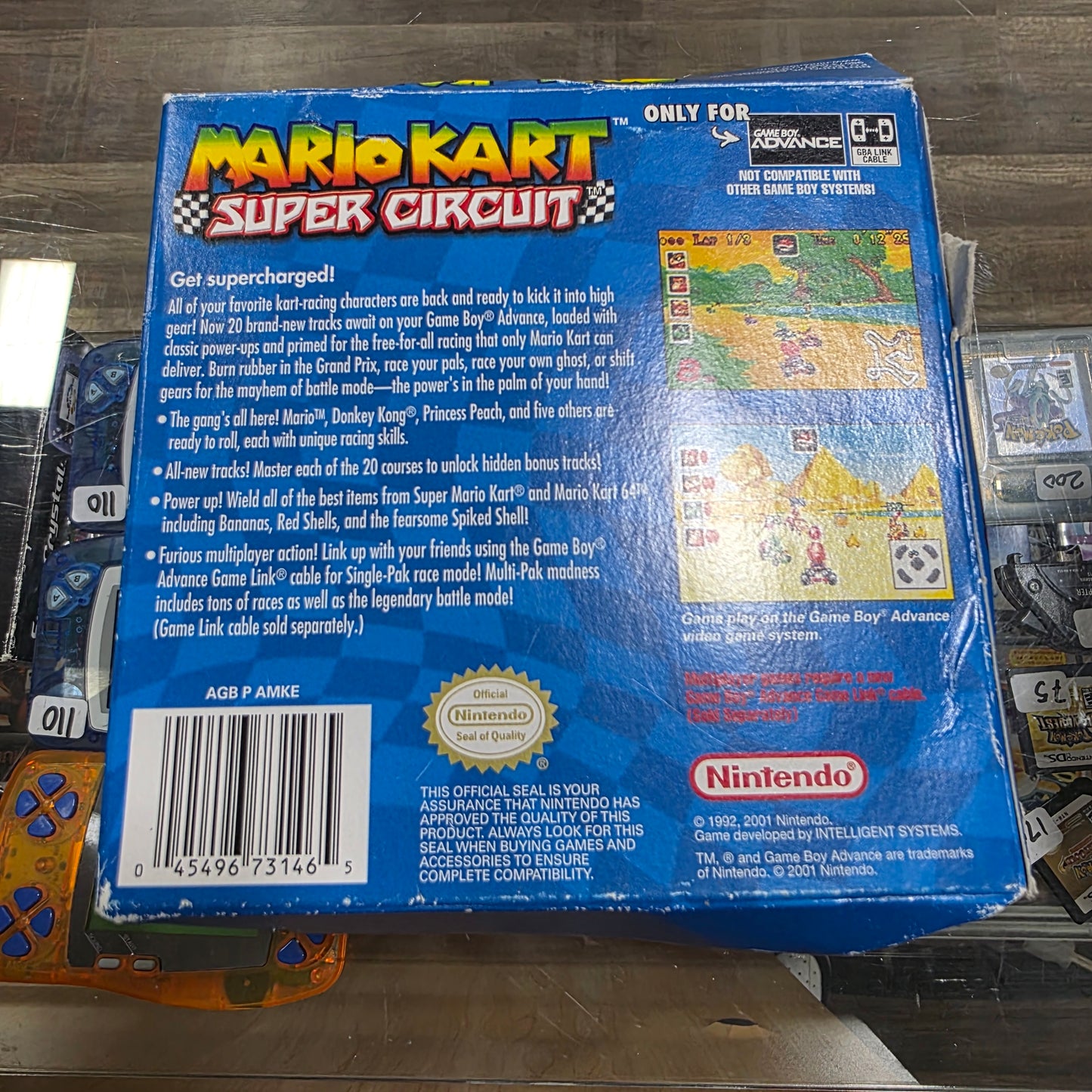 Mario Kart Circuit Nintendo Gameboy Advance