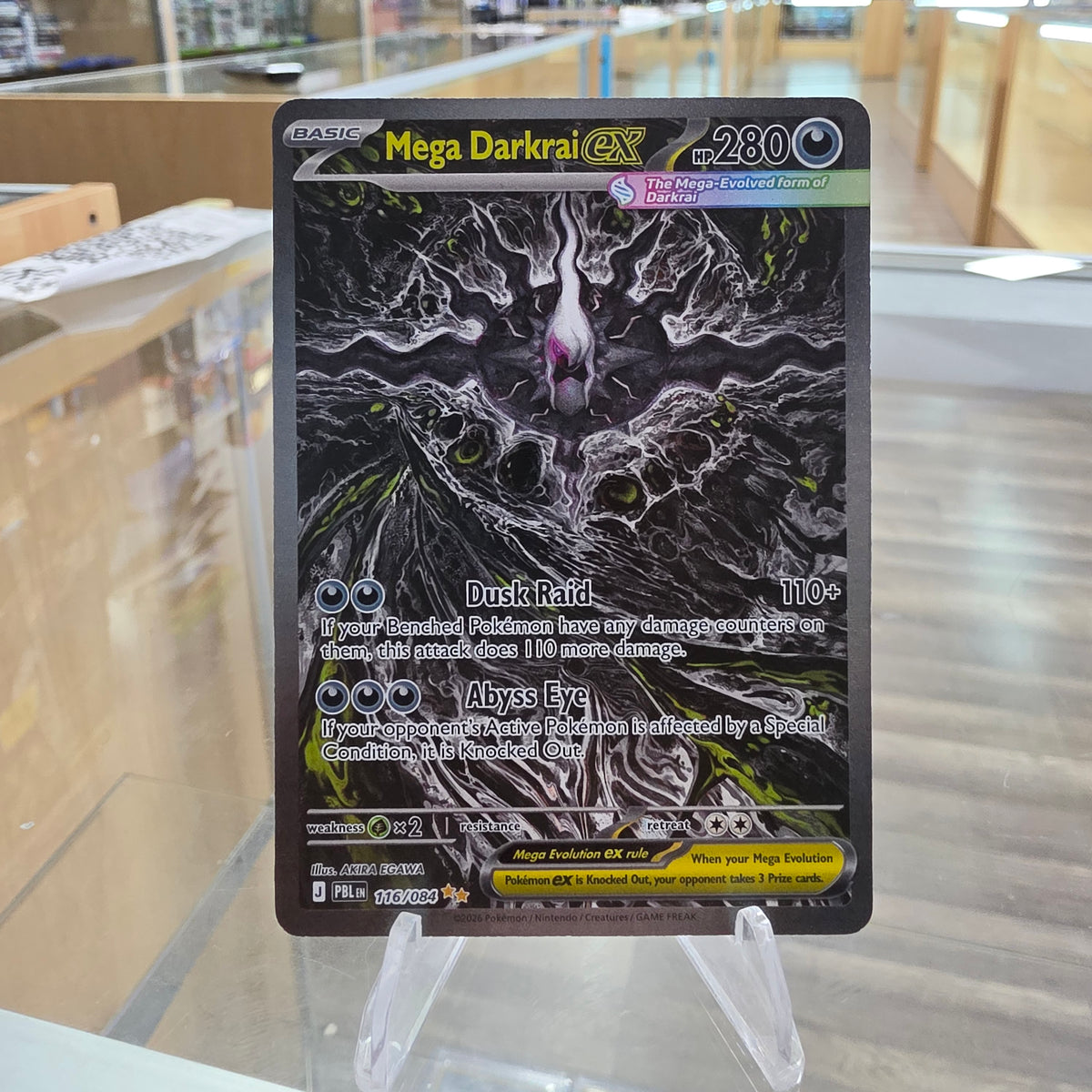 (NM) Mega Darkrai ex - 116/084 - ME05: Pitch Black