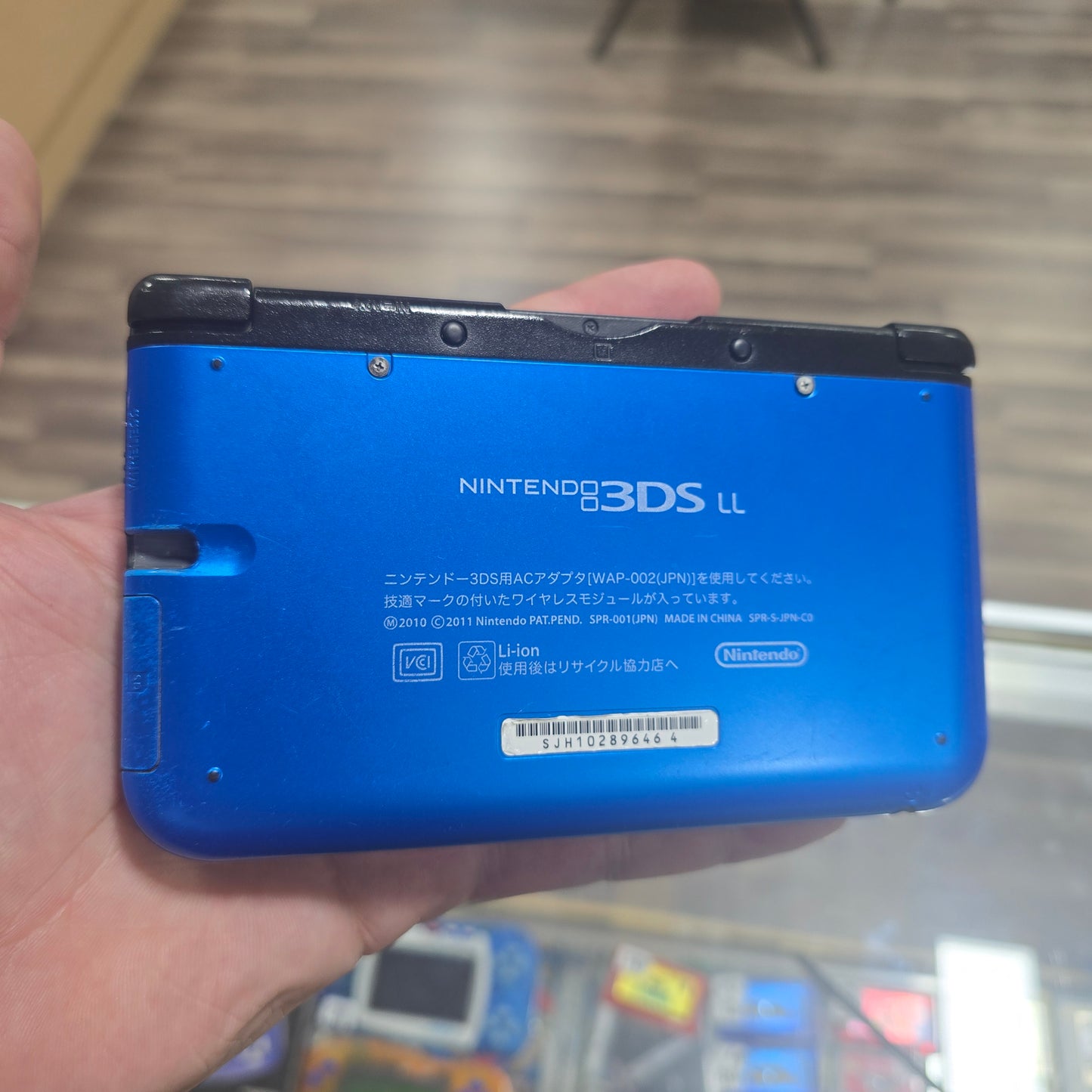 Nintendo 3DS LL Blue + Black Handheld System with Digital Games and Charger (Check Condition)