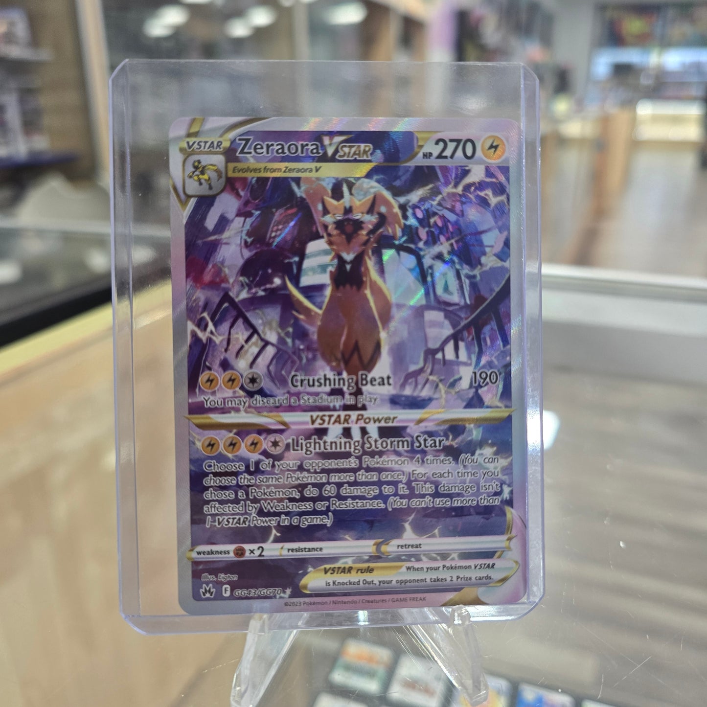 Zeraora VSTAR - Crown Zenith: Galarian Gallery (NM)