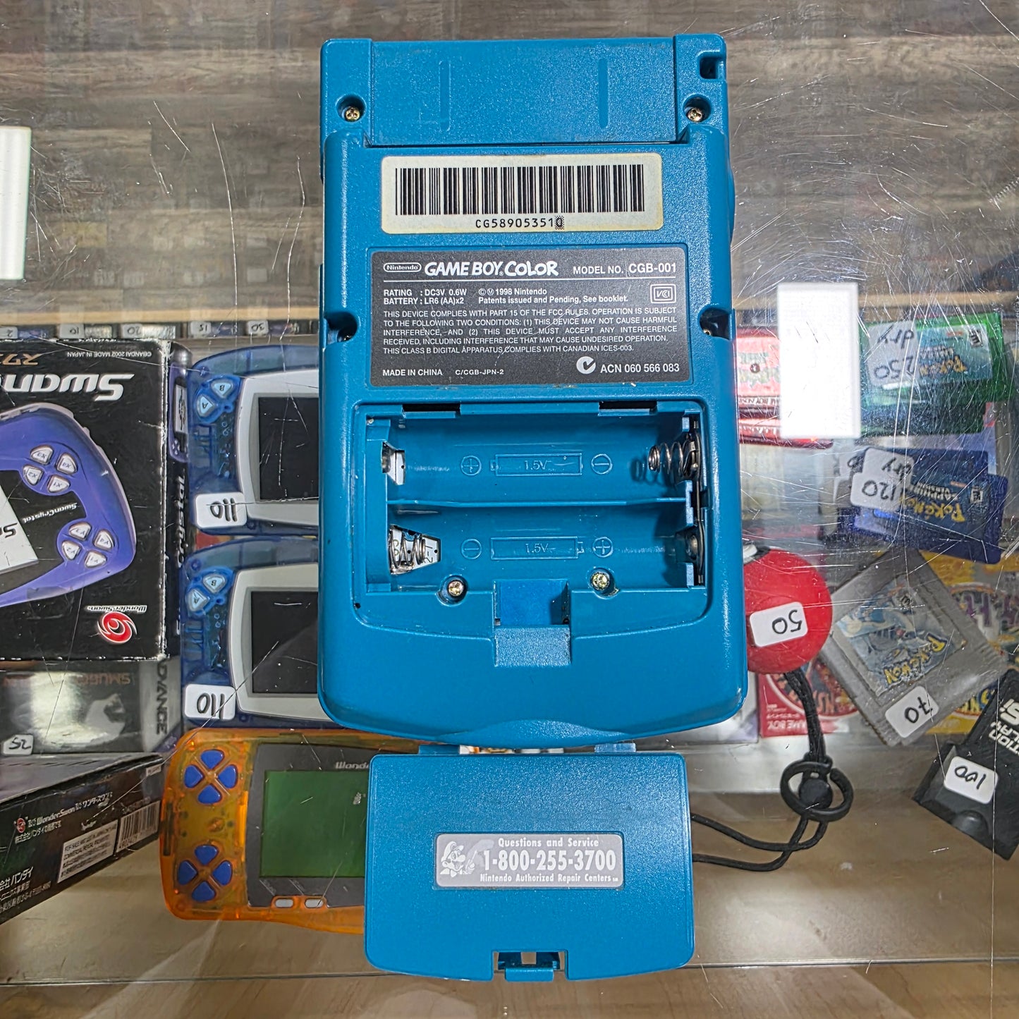 Blue Nintendo Gameboy Color
