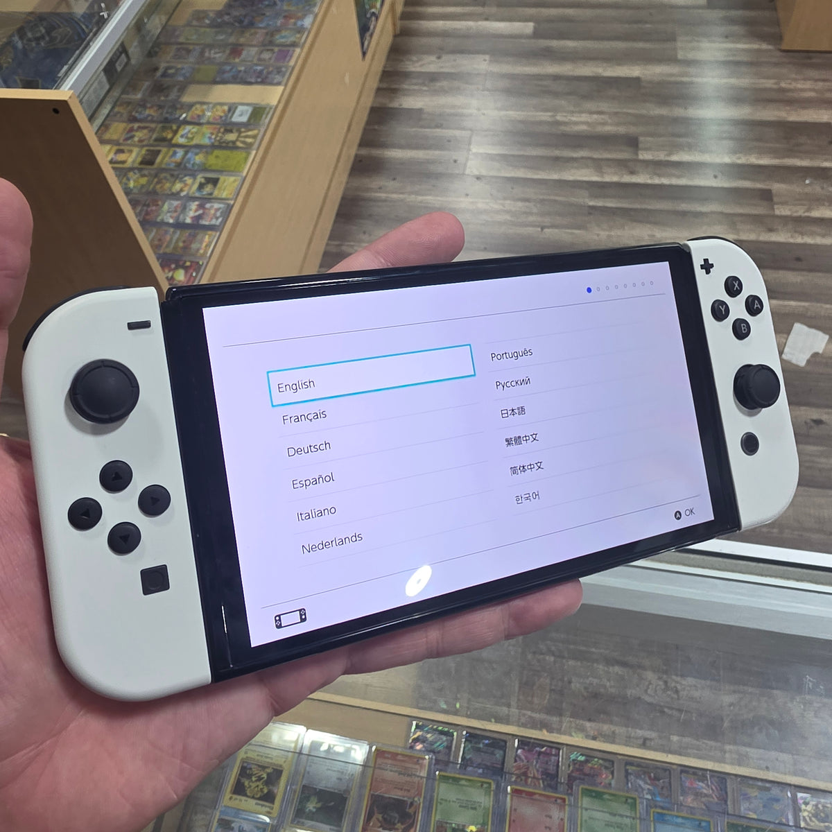 (0864) Nintendo Switch OLED System with Charger and Dock
