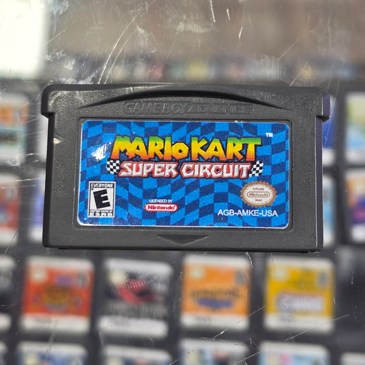 Mario Kart Super Circuit Nintendo Gameboy Advance (REPRODUCTION LABEL)