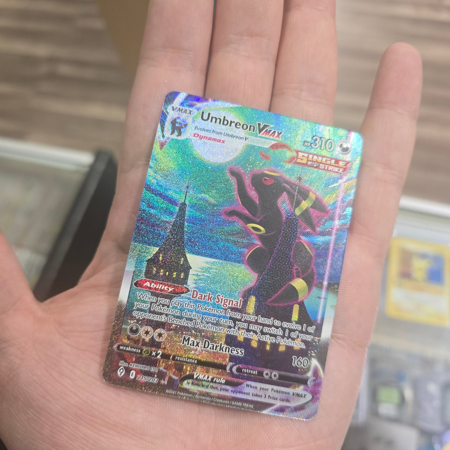 Umbreon VMAX (Alternate Art Secret) - SWSH07: Evolving Skies (LP/LP+)