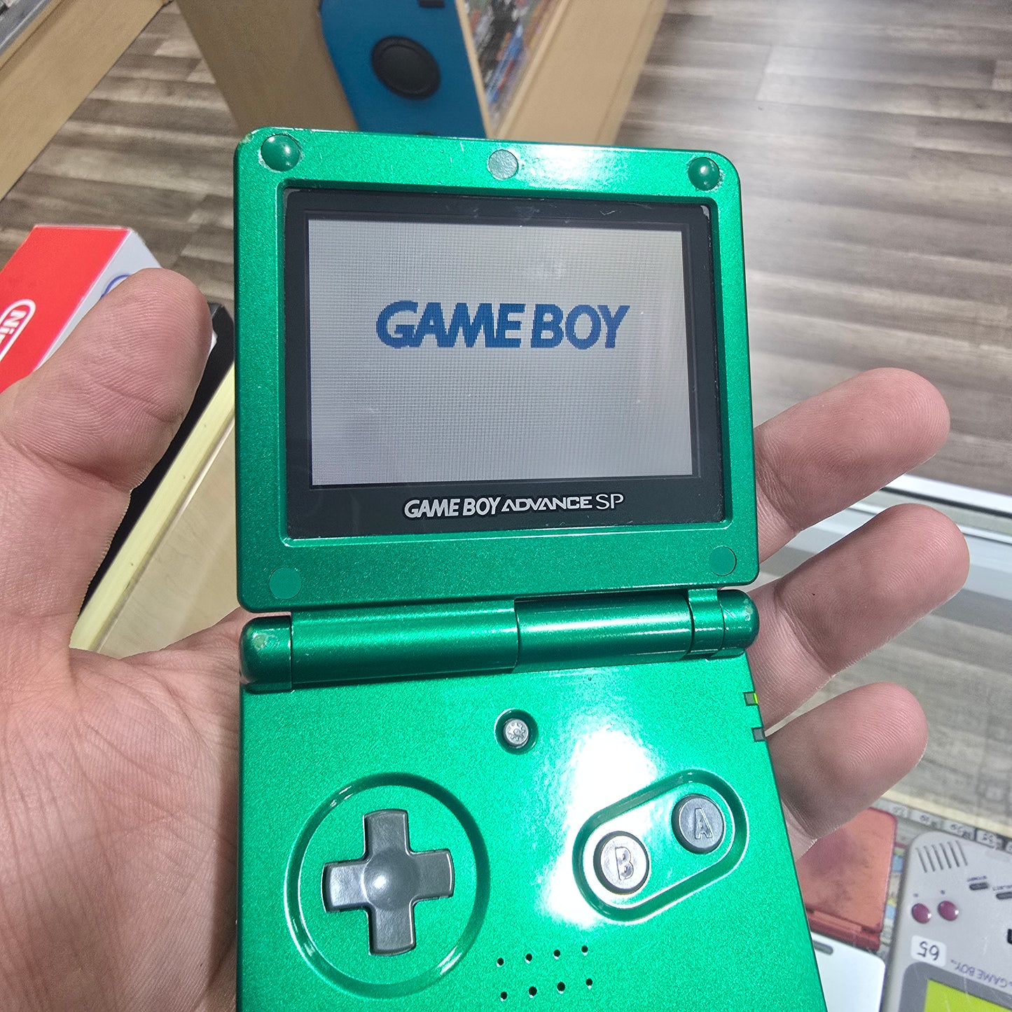 Game Boy Advance SP [Pokemon Center Rayquaza] Nintendo Handheld