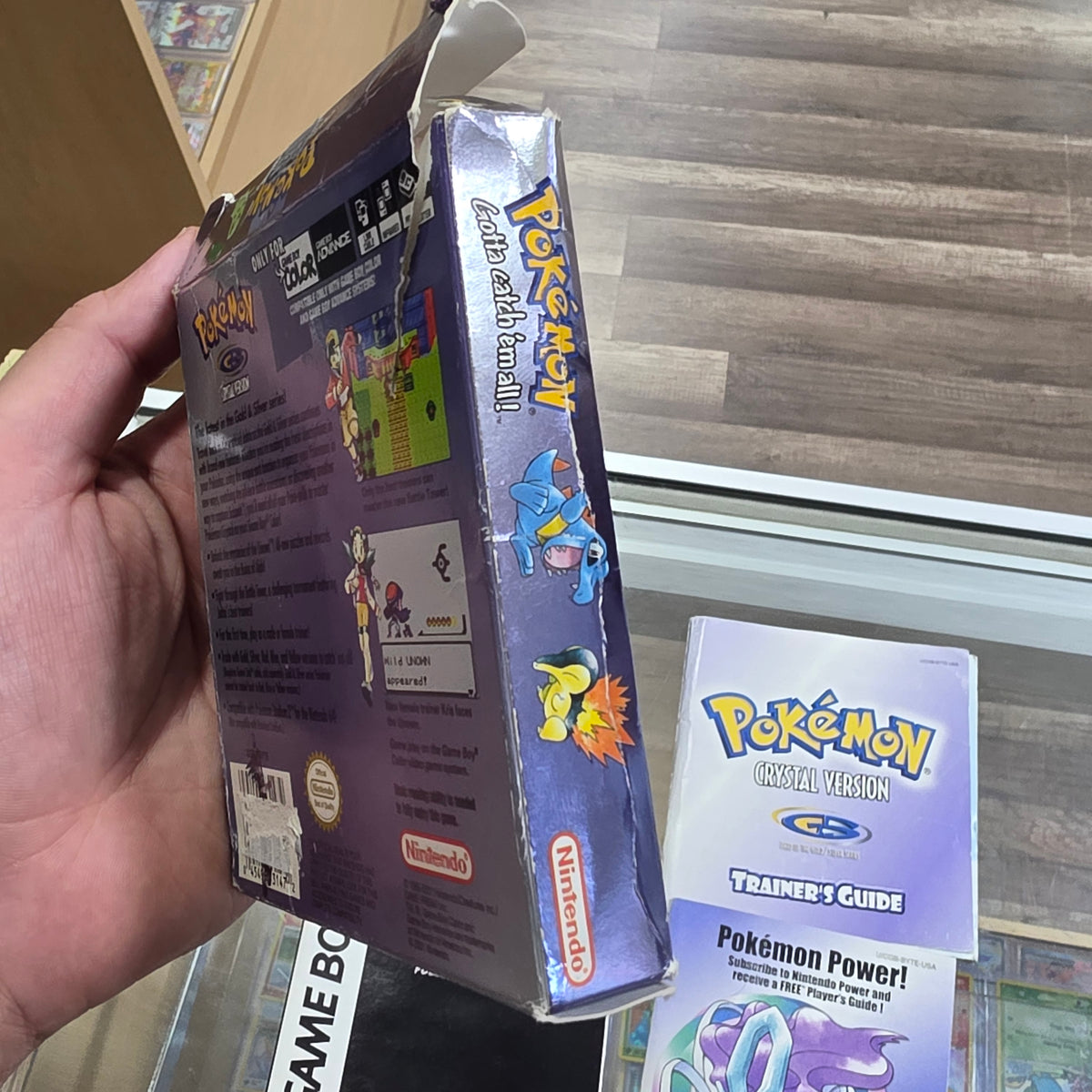 Pokémon Crystal (Authentic) CIB Nintendo Gameboy Color