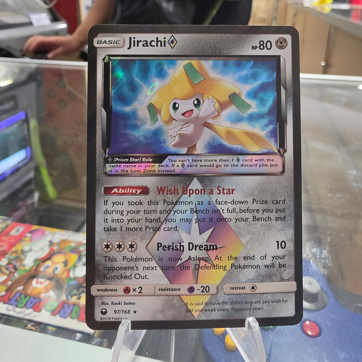 (NM) Jirachi Prism Star - SM - Celestial Storm