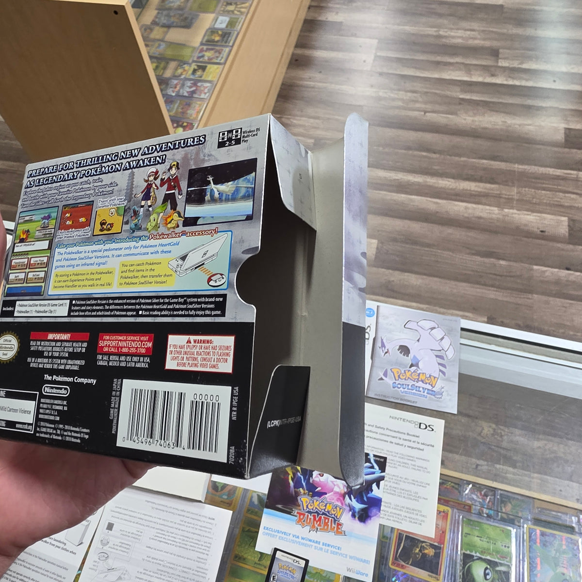 Pokemon SoulSilver Version [Pokewalker] [Big Box] (Authentic) Nintendo DS