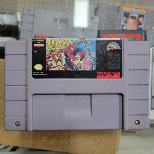 Spider Man X Men Arcades Revenge SNES