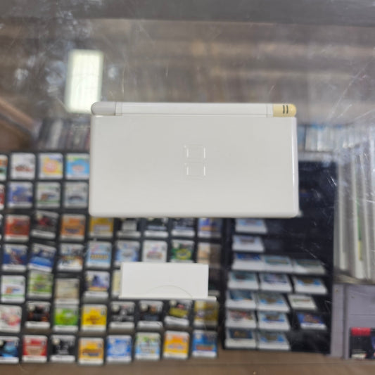 White Nintendo DS Lite Handheld System with Charger