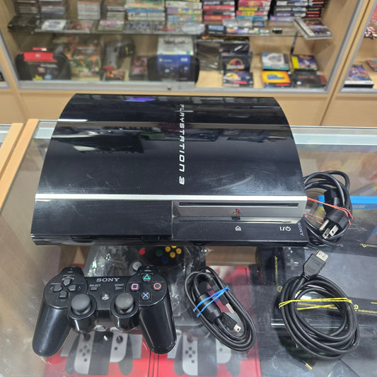 Playstation 3 System with Controller and Wires (NOT PS2 BACKWARDS COMPATIBLE)