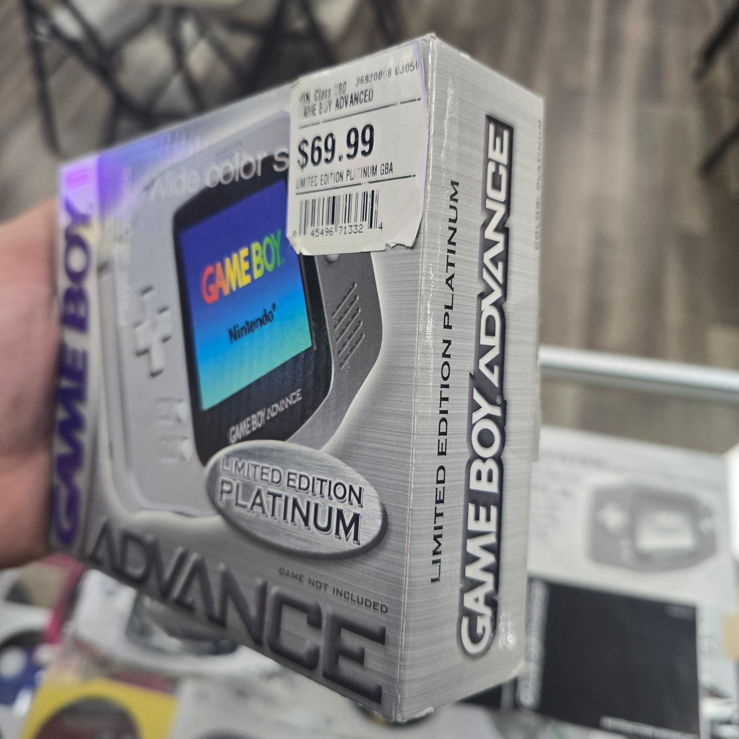 Platinum Limited Edition Nintendo Gameboy Advance System CIB (Very Clean) Nintendo Gameboy Advance