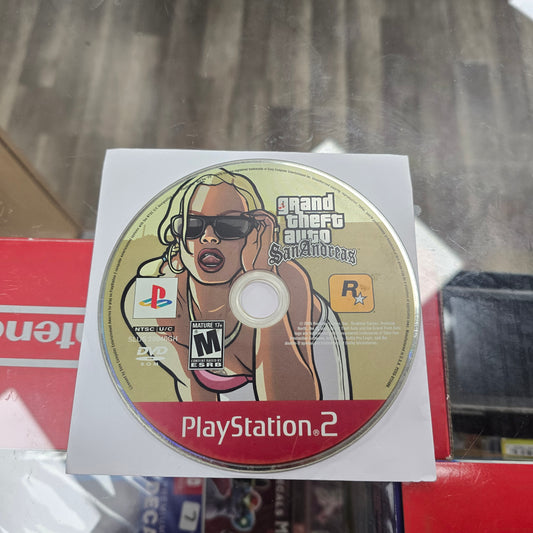 Grand Theft Auto San Andreas (LOOSE DISC ONLY) Playstation 2