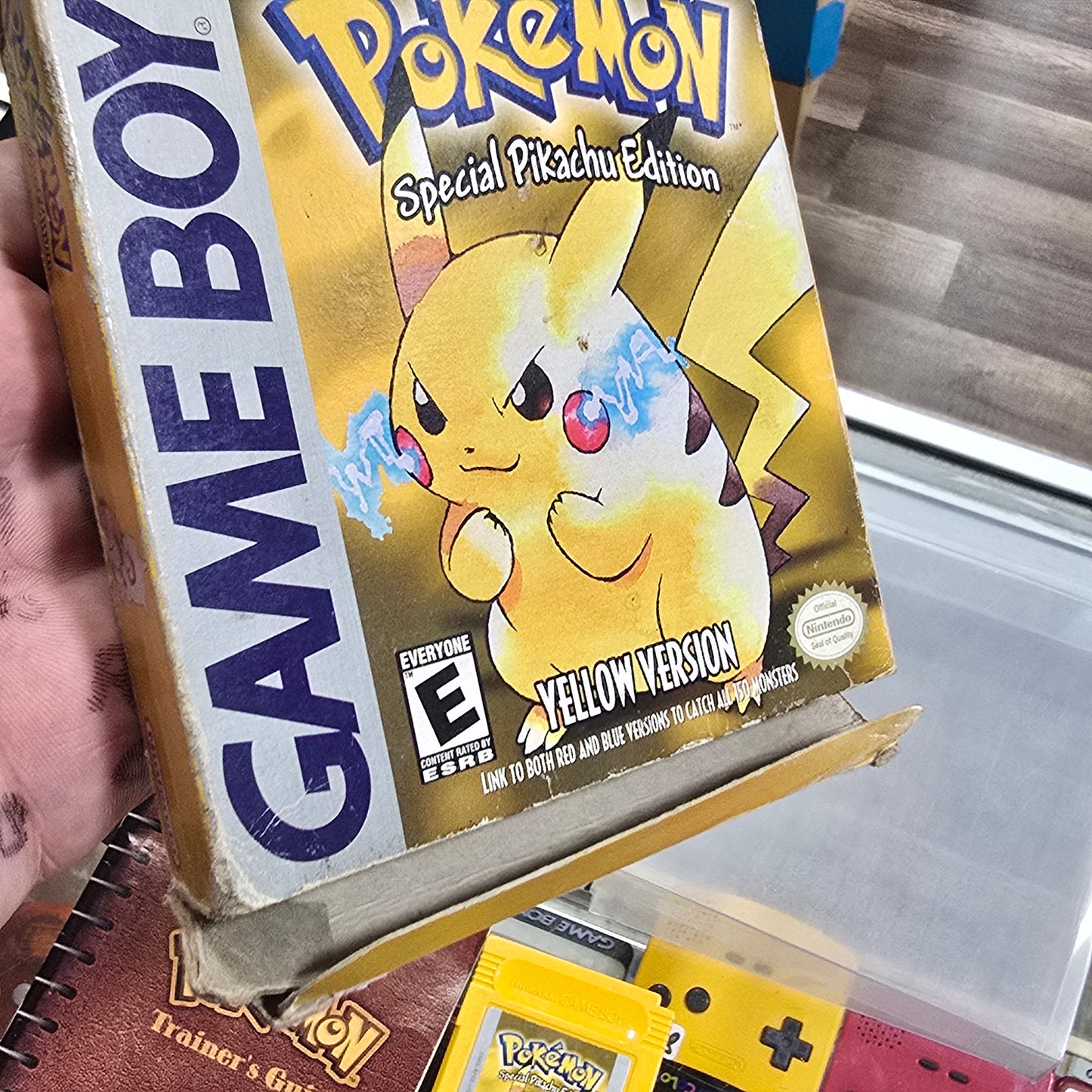 Pokemon Yellow (Authentic) (Saves) Nintendo Gameboy with Box and Manual