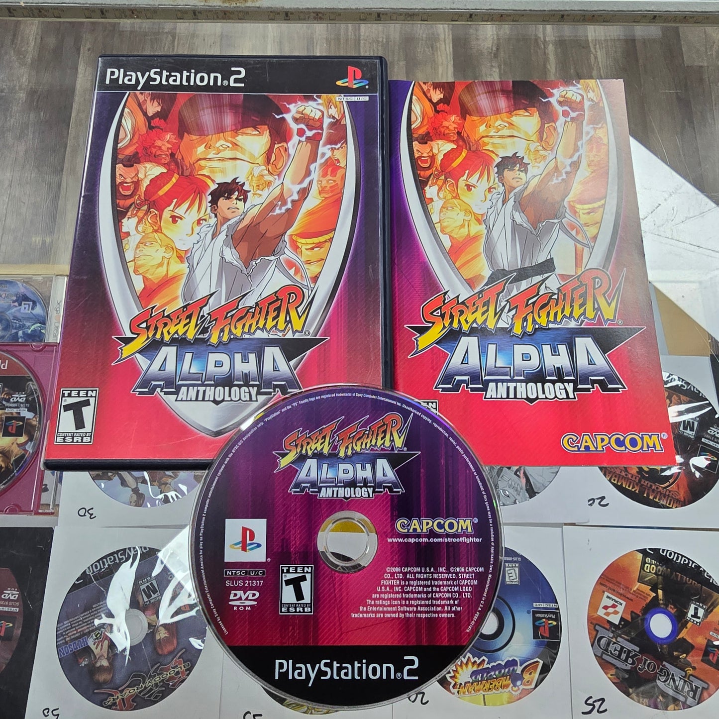 Street Fighter Alpha Anthology CIB Playstation 2