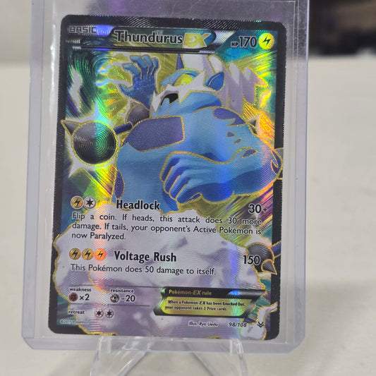 Thundurus EX (98 Full Art) - XY - Roaring Skies (HP)