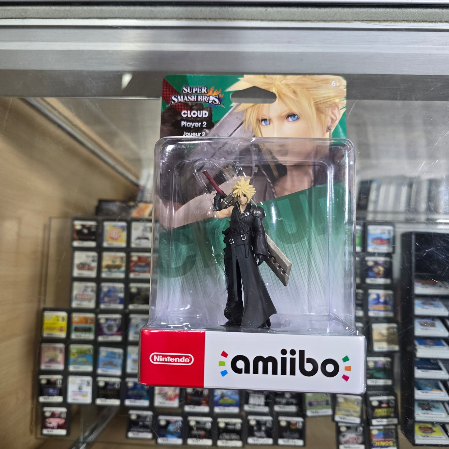 Cloud (Player 2) Amiibo - Nintendo Switch - Super Smash Bros. SEALED
