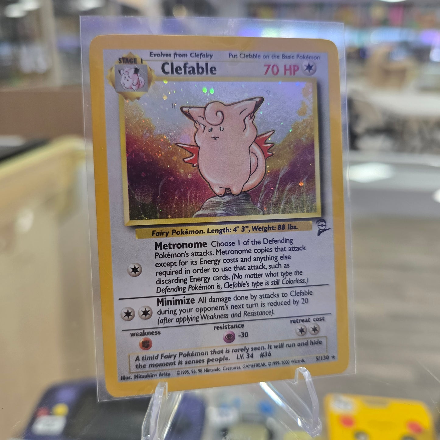 Clefable - Base Set 2 Holofoil (NM)