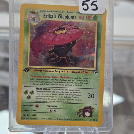 Erika's Vileplume - Gym Heroes (1st) (LP)