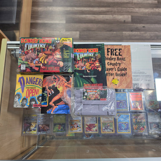 Donkey Kong Country Super Nintendo CIB with Poster (NO TRAY)