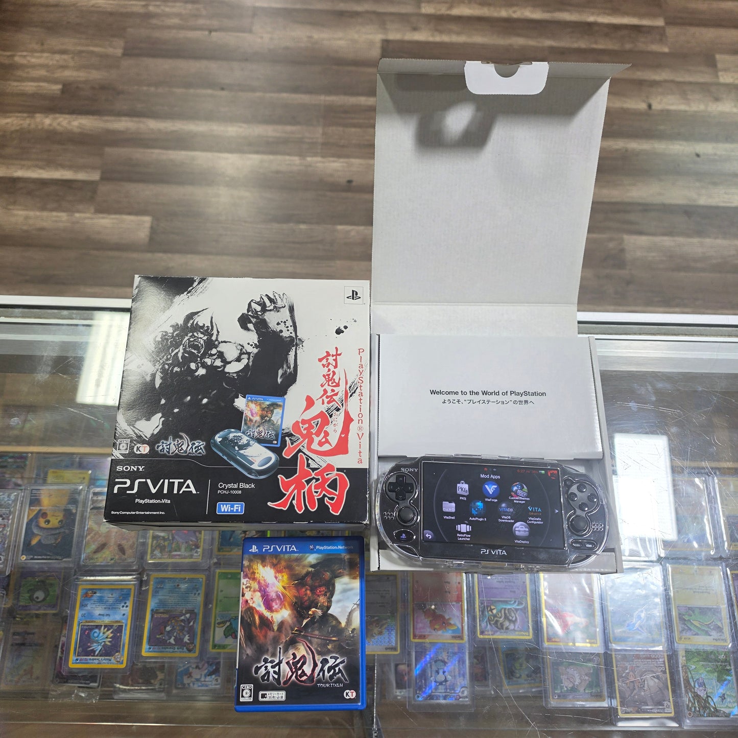 Playstation Vita WIFI [Toukiden Onigara Limited Edition] JP Playstation Vita with "SD2VITA" (512GB)