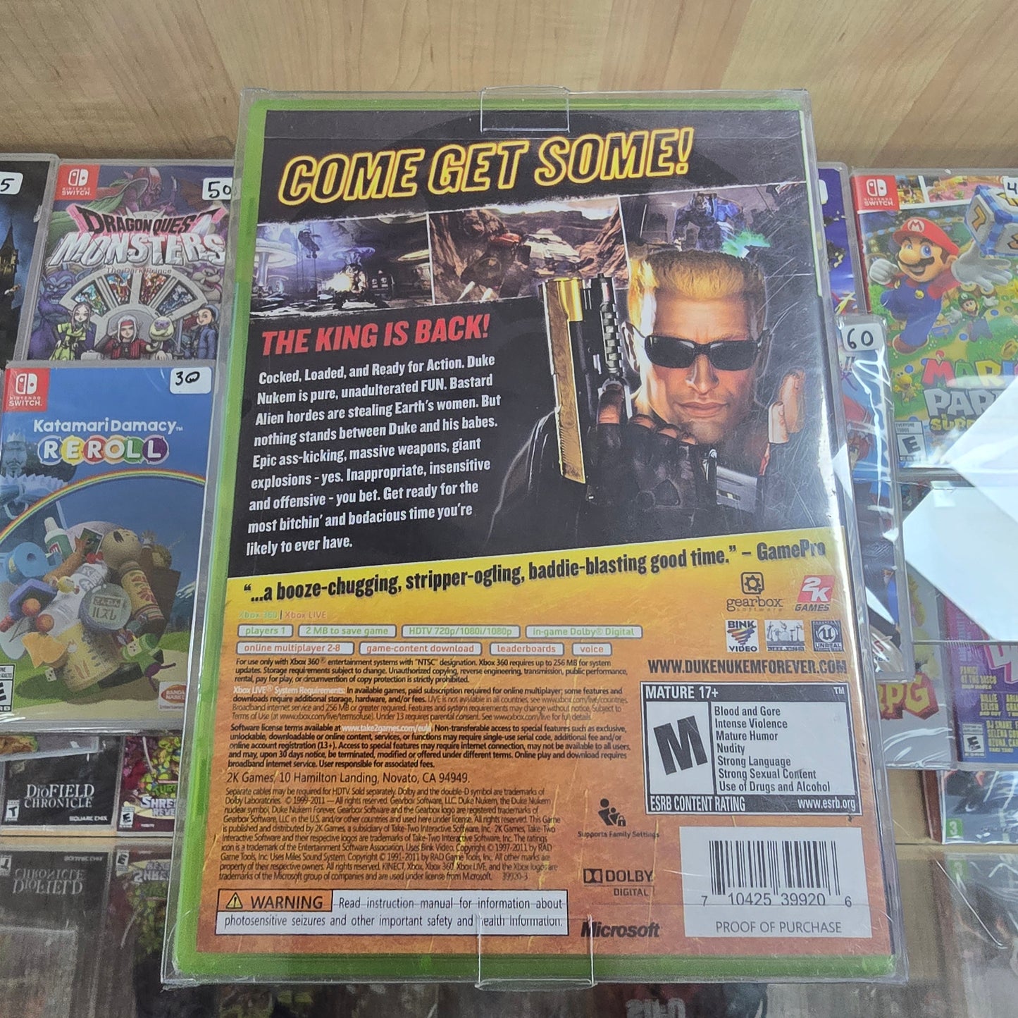 Duke Nukem Forever (NEW) Xbox 360
