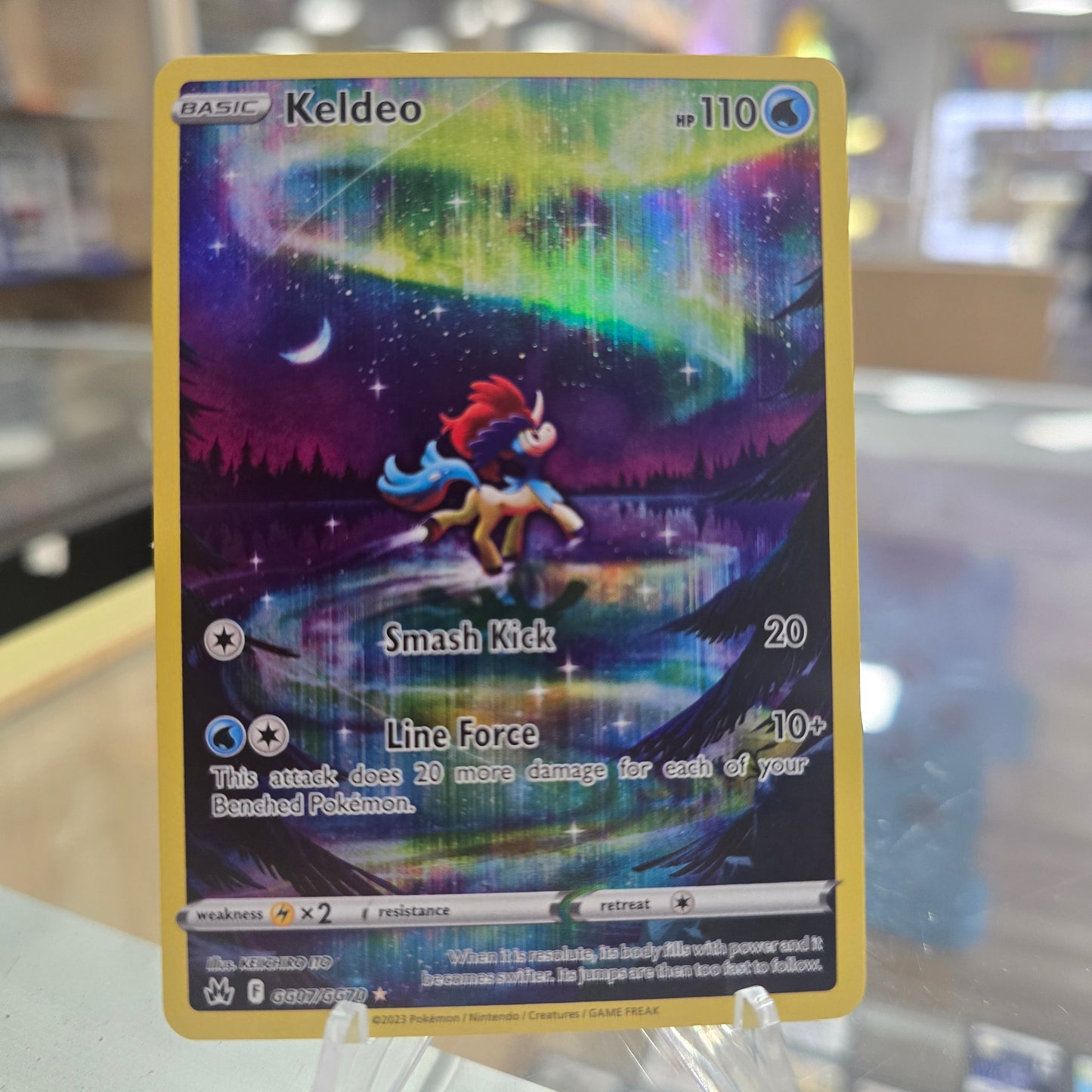 Keldeo - Crown Zenith: Galarian Gallery NM