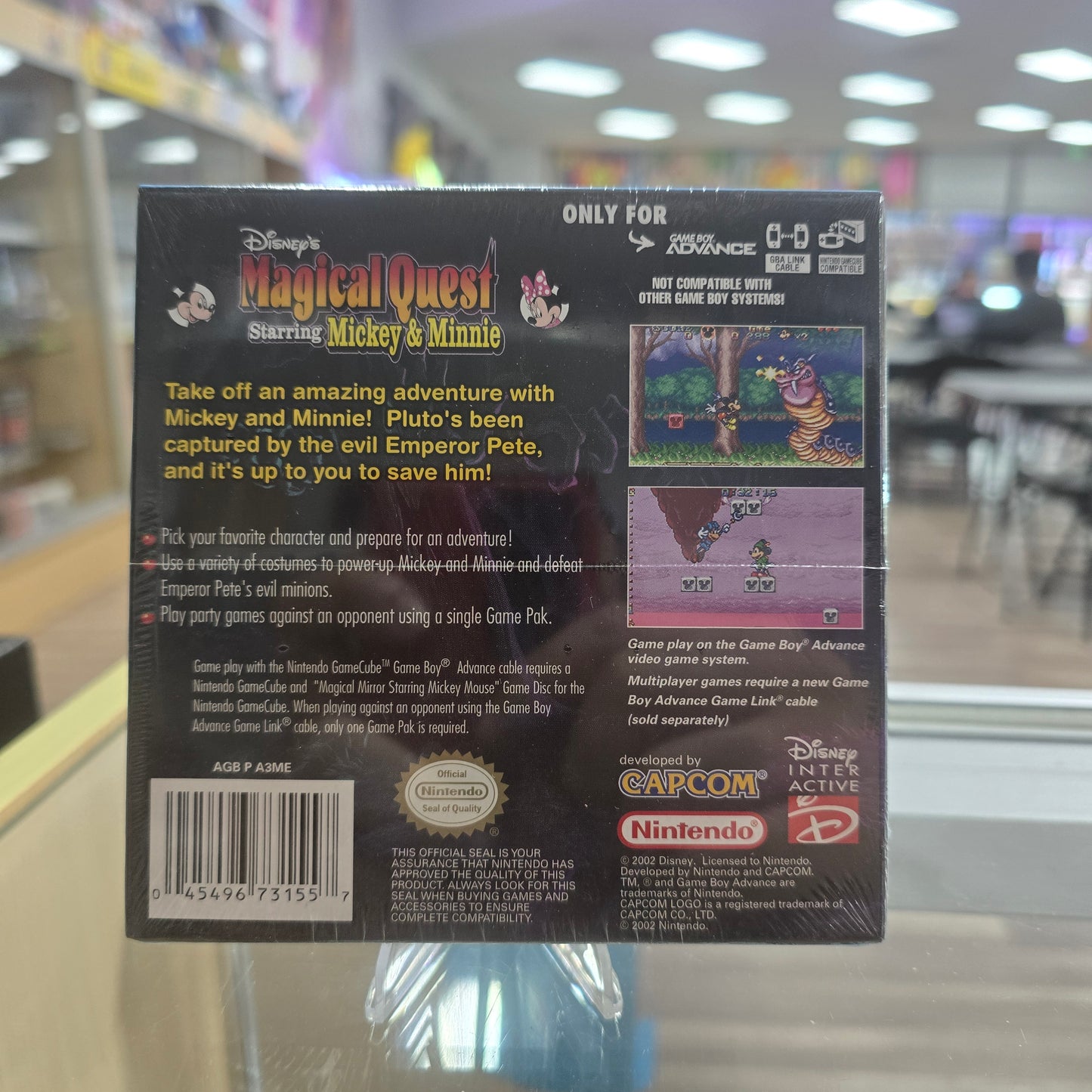 Magical Quest Starring Mickey and Minnie Nintendo GameBoy Advance (Sealed)