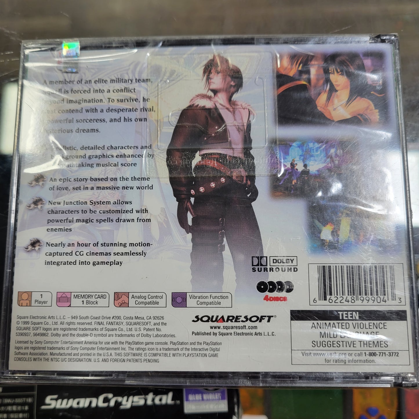 [New Sealed] Final Fantasy VIII Playstation 1 [Greatest Hits] [Security Seal]
