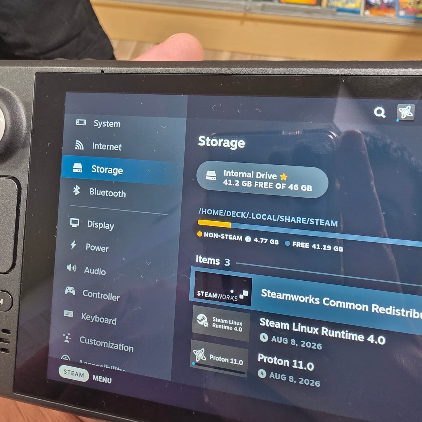 SteamDeck [64 GB] Model Handheld System (NO CHARGER)