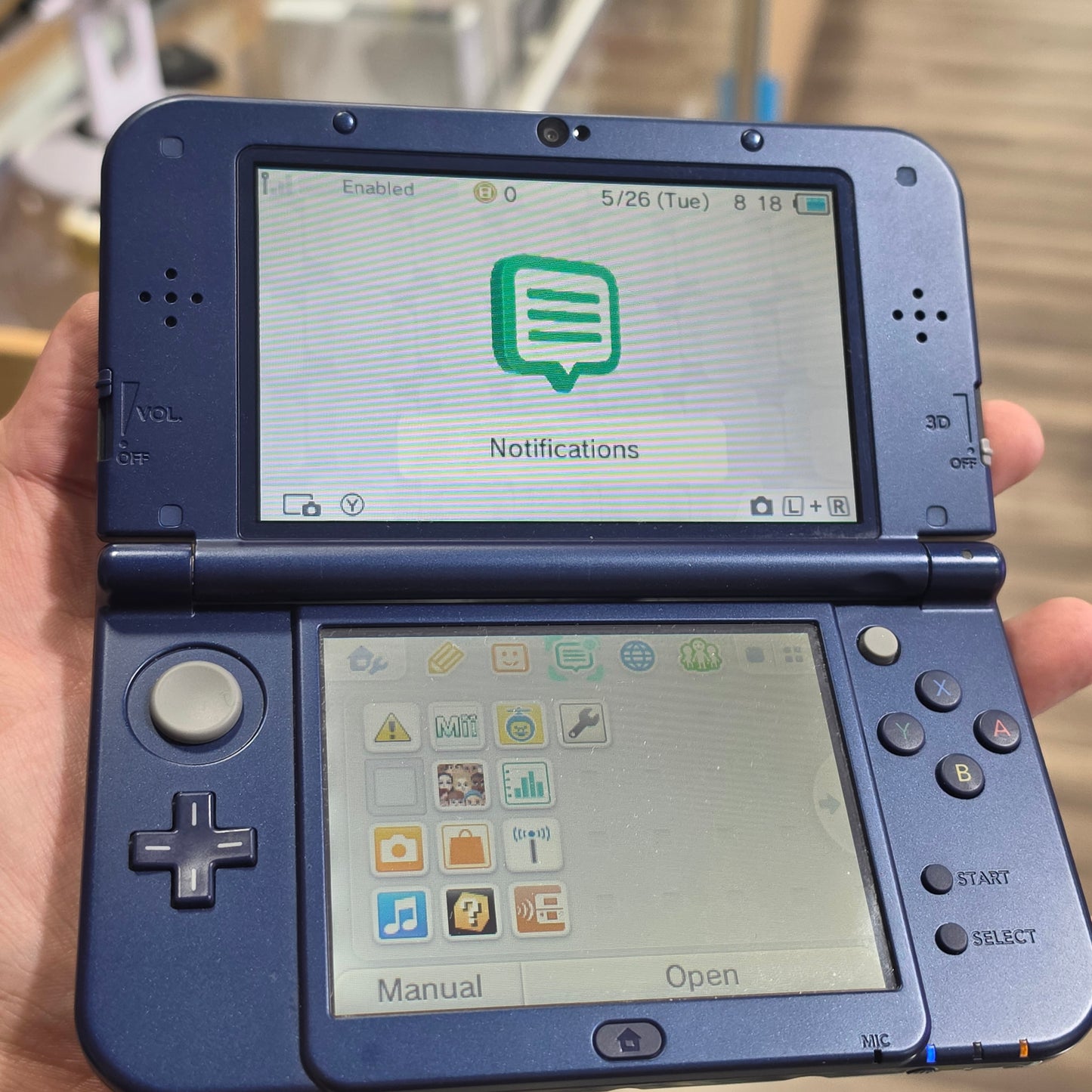 New Nintendo 3DS XL Galaxy Edition Handheld System with Charger
