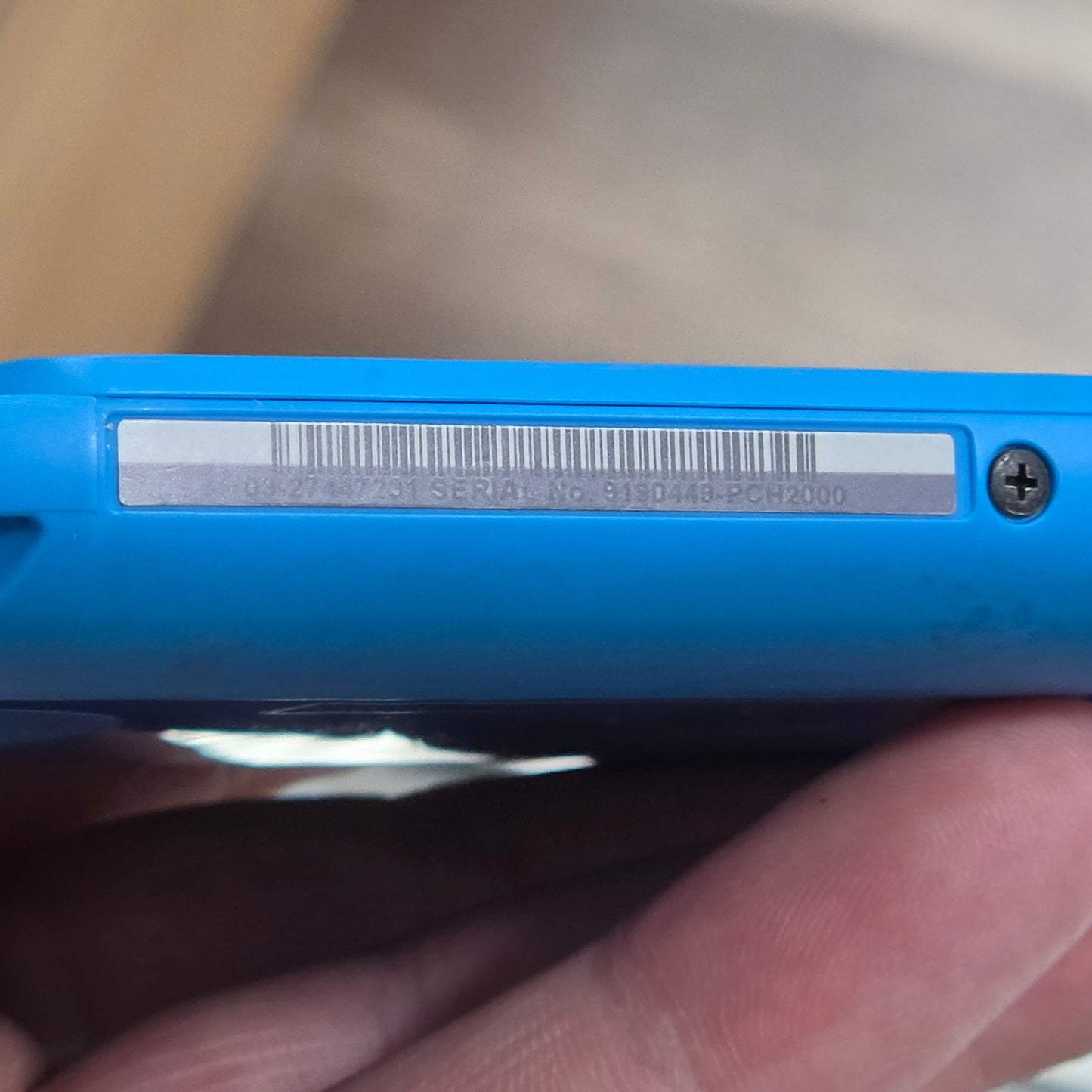 PlayStation Vita Slim Aqua Blue Handheld System with Charger (Has SD to Vita) (Digital Games)