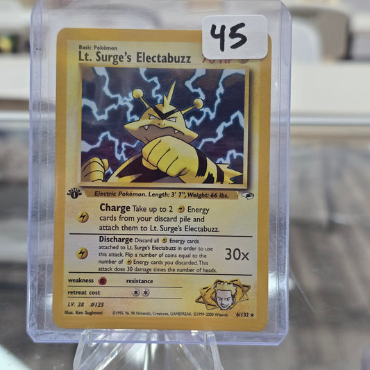 Lt. Surge's Electabuzz (6) - Gym Heroes (1st) (MP)
