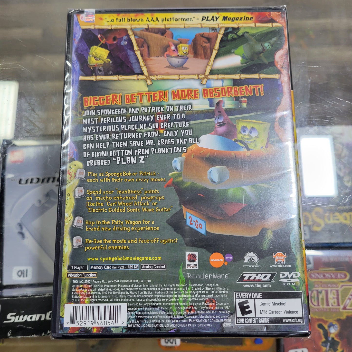 [New Sealed] The Spongebob Squarepants Movie Playstation 2