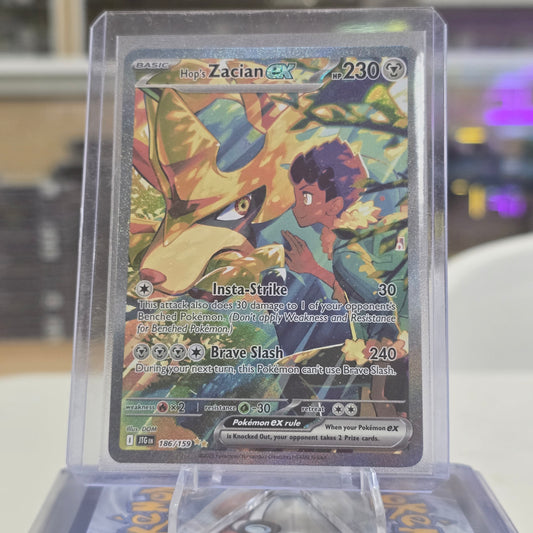 Hop's Zacian ex - 186/159 - SV09: Journey Together (NM)