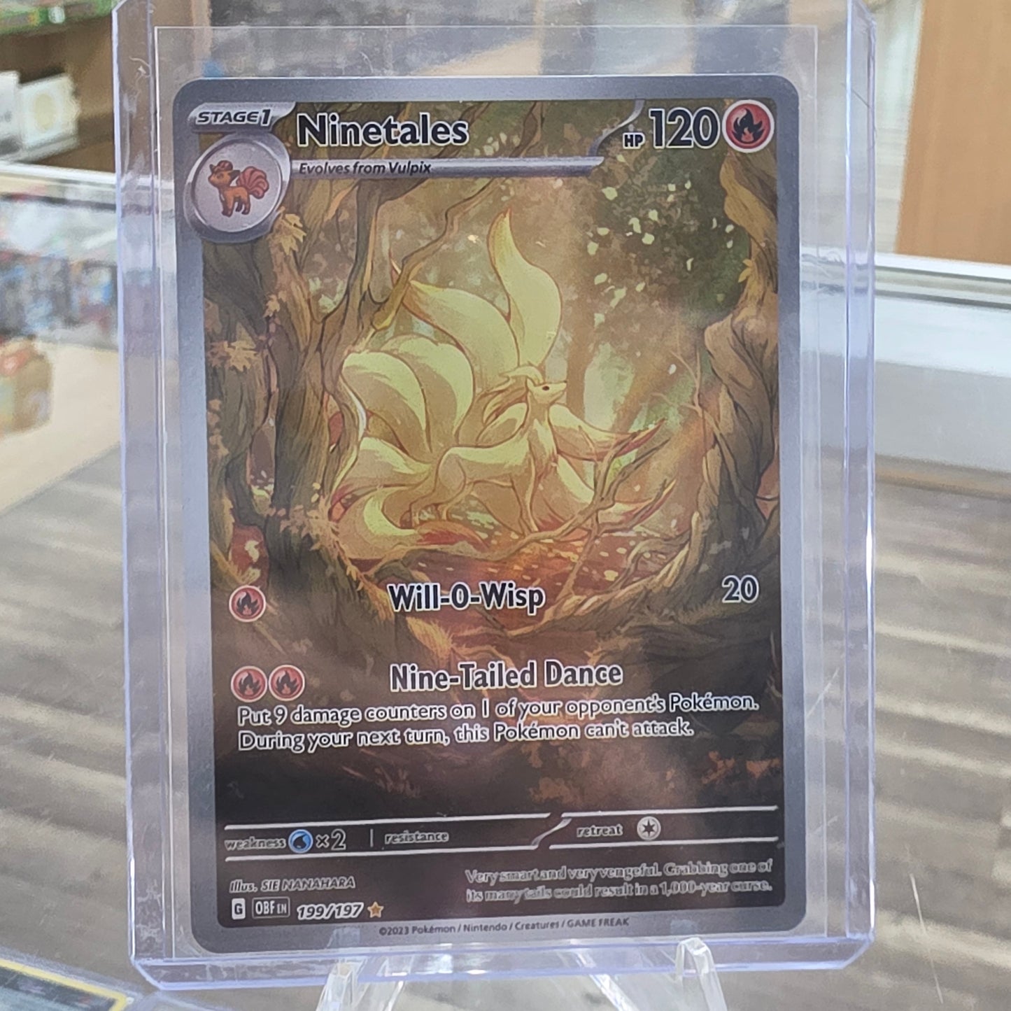 Ninetales -199/197 - SV03: Obsidian Flames (NM)