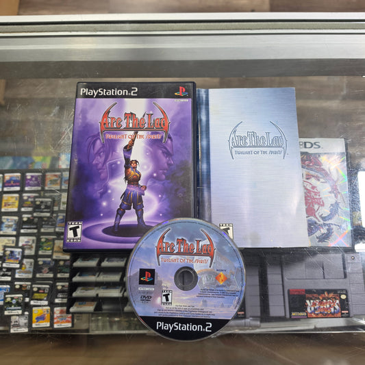 Arc the Lad Twilight of the Spirits Playstation 2