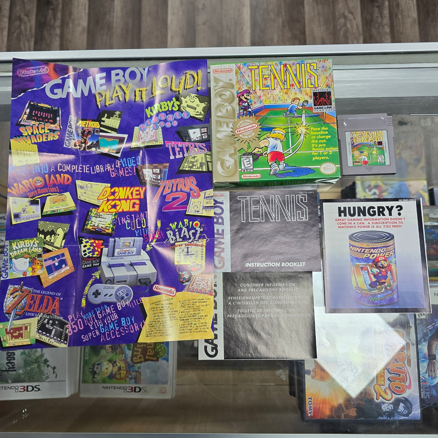 Tennis with Poster Nintendo Gameboy