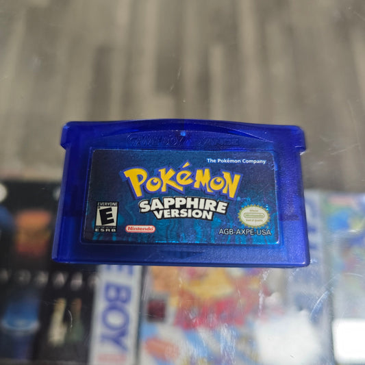 Pokémon Sapphire (Authentic) (Dry Battery) Nintendo Gameboy Advance
