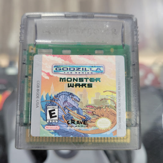 GodZilla The Series Monster War Nintendo Gameboy Color