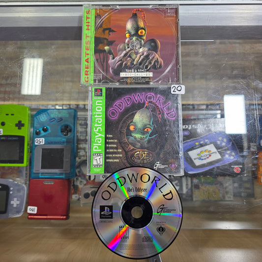 Oddworld Abes Oddyssee Playstation 1 [Greatest Hits] [Broken Case]
