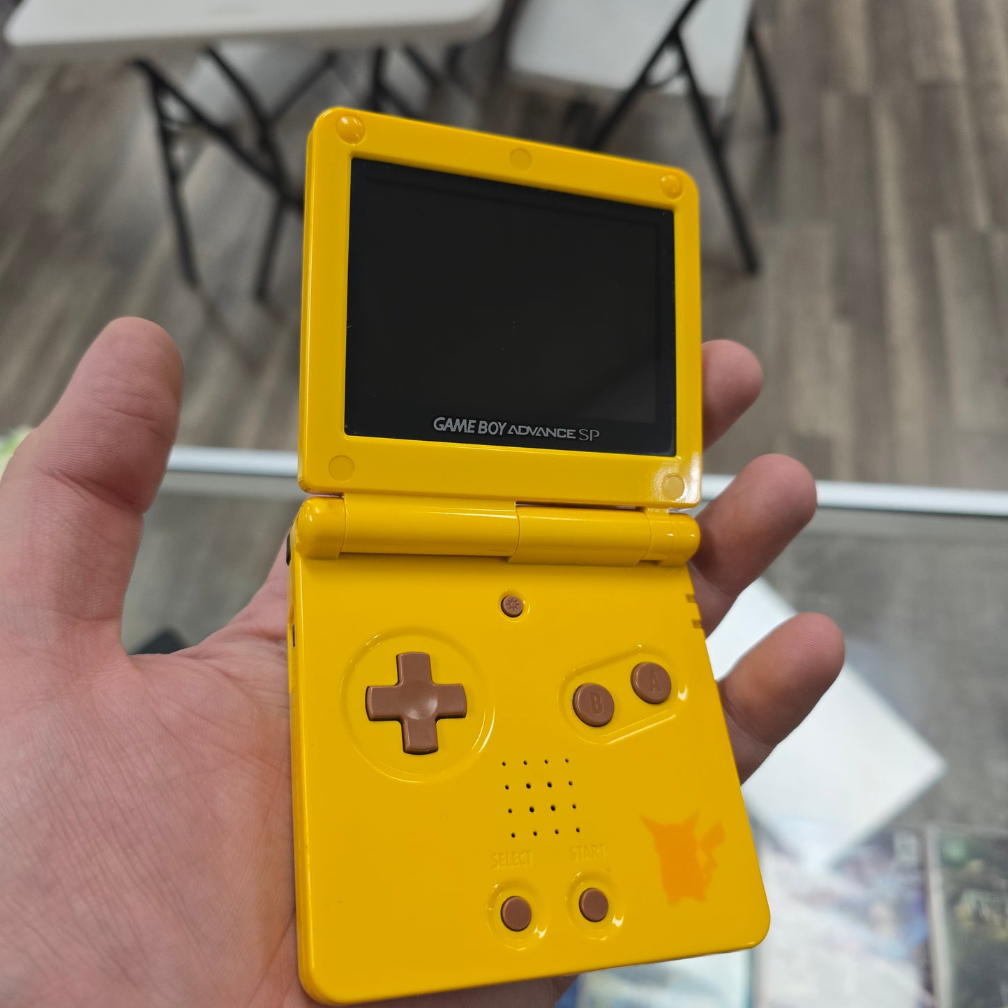 Pikachu Gameboy Advance SP (ToysRUs) (Authentic) Handheld System with Charger