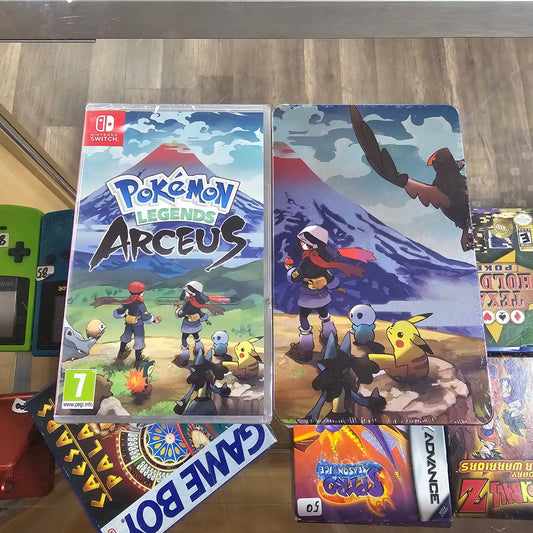 Pokémon Legends: Arceus + Sealed SteelBook Case Nintendo Switch