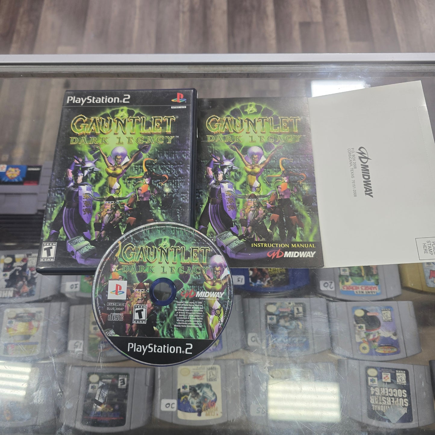 Gauntlet Dark Legacy with Registration Card Playstation 2