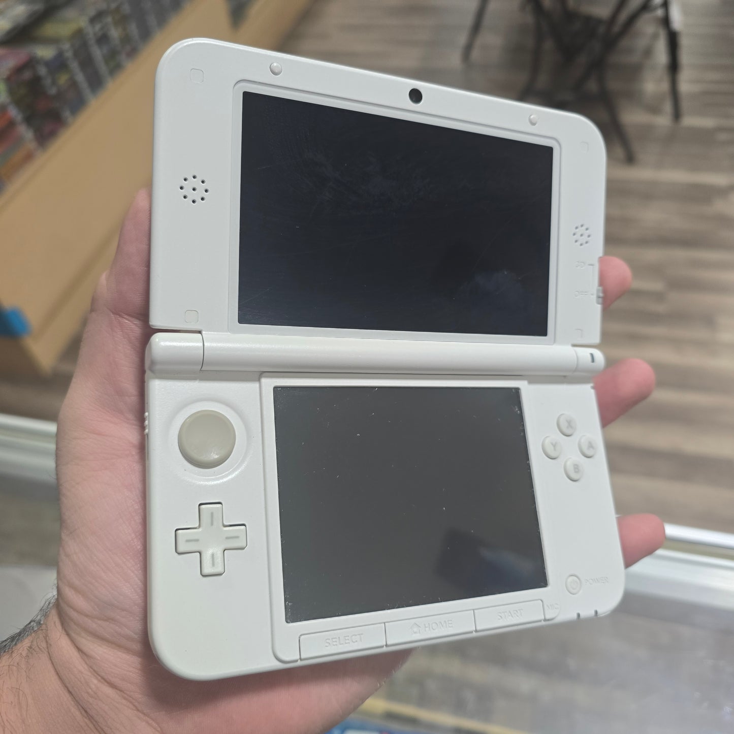 Nintendo 3DS LL White Handheld System and Charger (Clean System)
