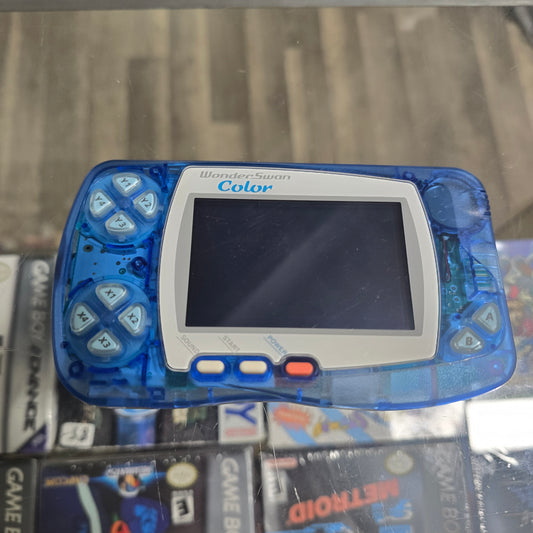 Wonderswan Color Crystal Blue Handheld System