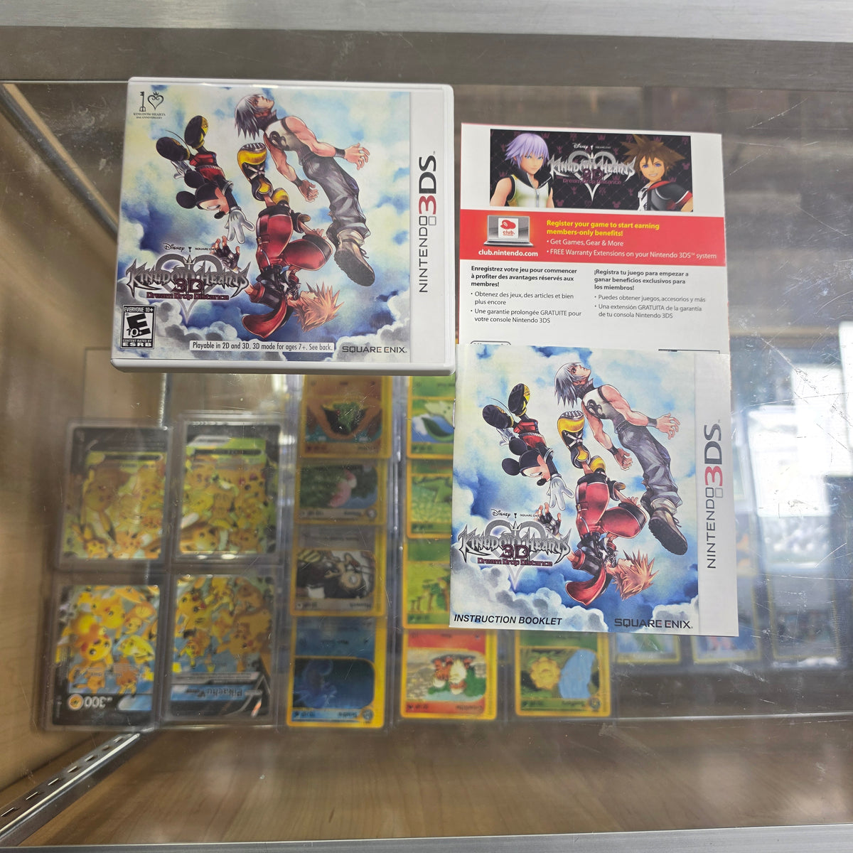 Kingdom Hearts 3D Dream Drop Distance Nintendo 3DS (BOX COVER ART & Manual ONLY)