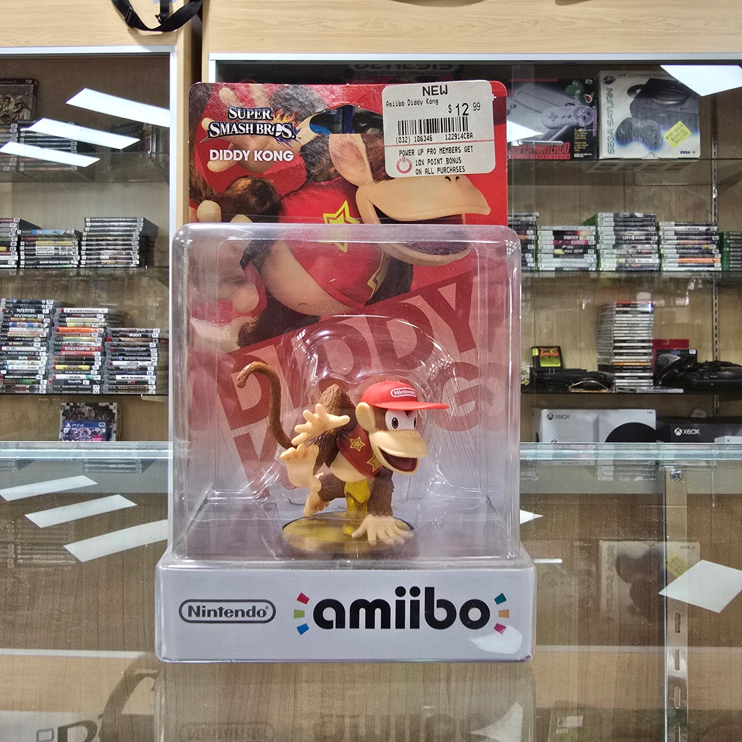 Super Smash Bros Diddy Kong Amiibo NEW